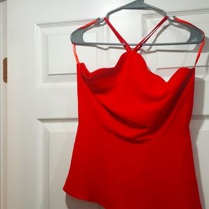 Red Halter top